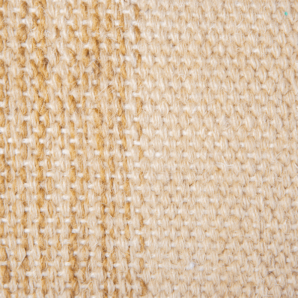 Coussin en laine tissée naturel
